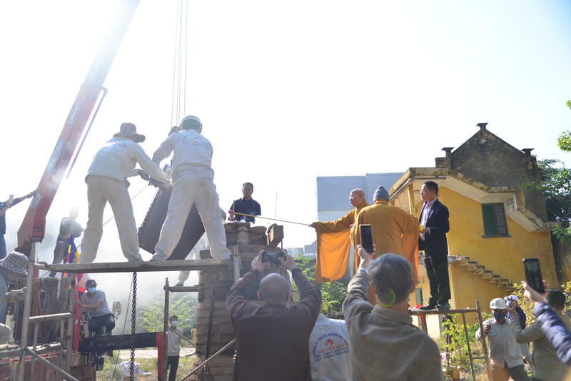 Lễ rót đồng đúc Đại Hồng Chung tại trụ sở Ban trị sự GHPGVN thành phố Hải Phòng ảnh 18