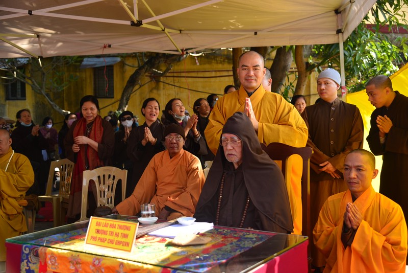 Lễ rót đồng đúc Đại Hồng Chung tại trụ sở Ban trị sự GHPGVN thành phố Hải Phòng ảnh 21