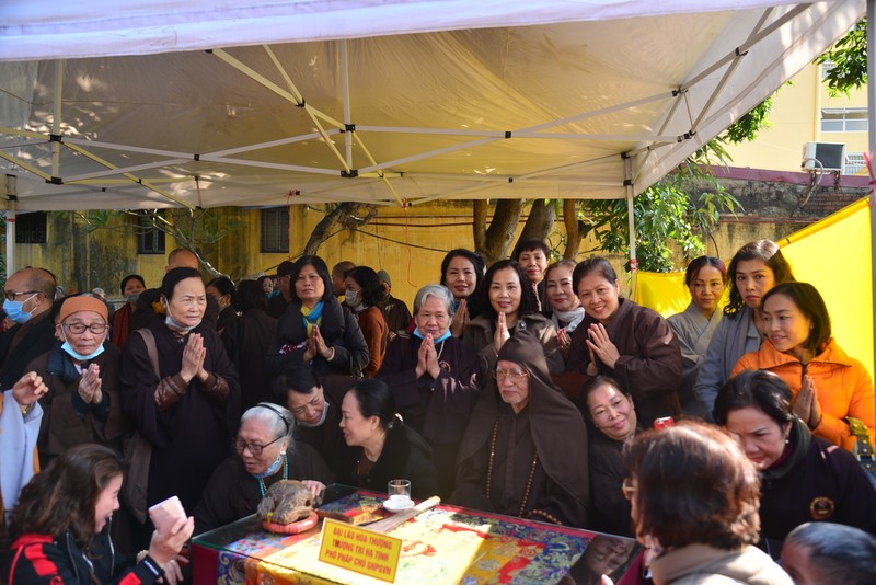 Lễ rót đồng đúc Đại Hồng Chung tại trụ sở Ban trị sự GHPGVN thành phố Hải Phòng ảnh 24