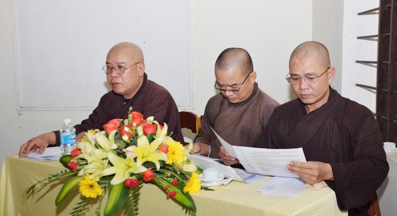 Ban Trị sự GHPGVN tỉnh Quảng Trị tổ chức Hội nghị Tăng sự năm 2023 ảnh 2