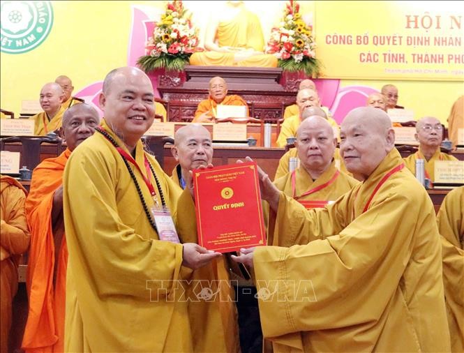 Công bố nhân sự Ban Trị sự Giáo hội Phật giáo Việt Nam 15 tỉnh, thành phố khu vực phía Nam ảnh 3