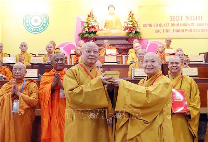 Công bố nhân sự Ban Trị sự Giáo hội Phật giáo Việt Nam 15 tỉnh, thành phố khu vực phía Nam ảnh 1