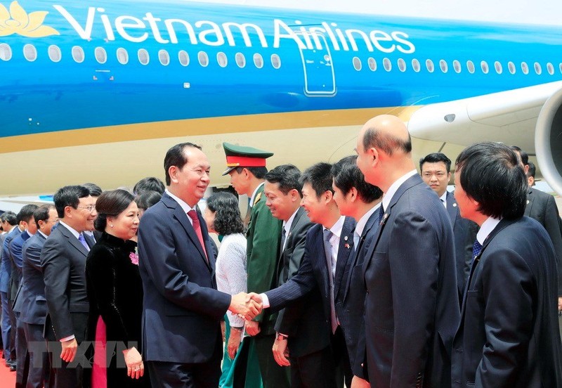 Hình ảnh Chủ tịch nước và phu nhân thăm cấp nhà nước tới Nhật Bản - ảnh 3