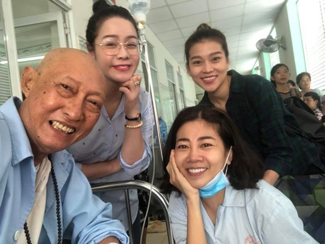 Mai Phuong tham nghe si Le Binh dieu tri ung thu cung khoa hinh anh 1