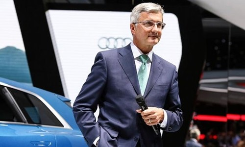 CEO Audi - Rupert Stadler trong một sự kiện của công ty. Ảnh: DW