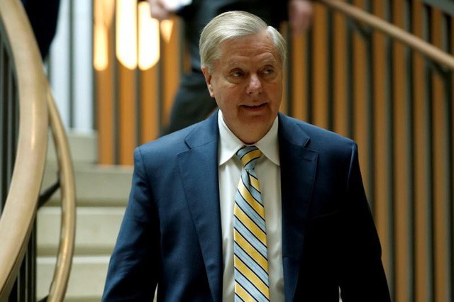 Thượng nghị sĩ Cộng hòa Lindsey Graham (Ảnh: Reuters)