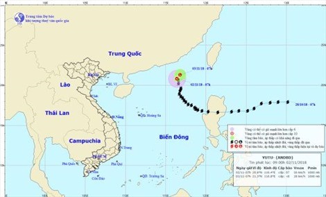 Chủ động ứng phó với vùng áp thấp trên khu vực Nam Biển Đông