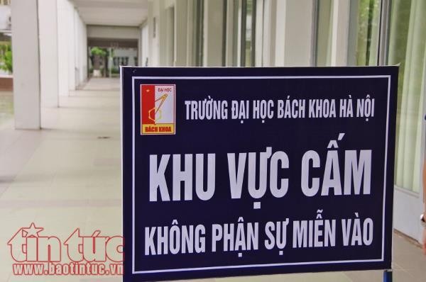 Việc chấm trắc nghiệm phải thực hiện trong khu vực khép kín, được lực lượng công an bảo vệ 24/24 giờ. Ảnh: L.S/Báo Tin tức