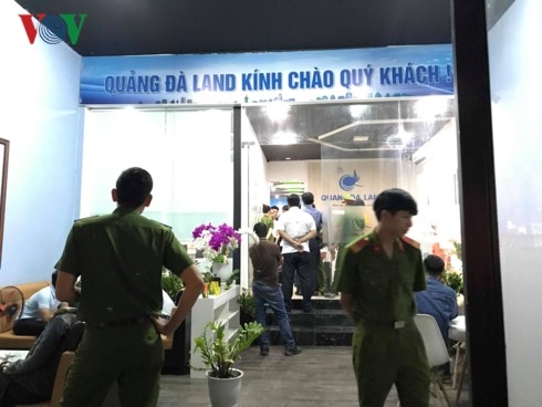 Cơ quan Cảnh sát điều tra đang khám xét trụ sở Công ty Quảng Đà.