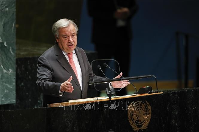 Tổng thư ký Liên hợp quốc Antonio Guterres. Ảnh: THX/TTXVN