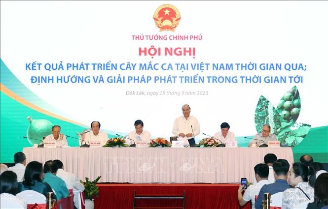 Thủ tướng Nguyễn Xuân Phúc phát biểu chỉ đạo hội nghị. Ảnh: Thống Nhất/TTXVN