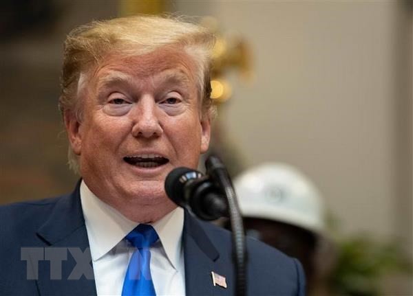 Tổng thống Mỹ Donald Trump phát biểu tại thủ đô Washington, DC. (Nguồn: AFP/TTXVN)