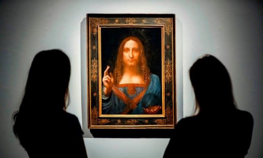 Salvator Mundi trở thành tranh đắt giá nhất năm 2017. Ảnh: Tolga Akmen / AFP / Getty Images