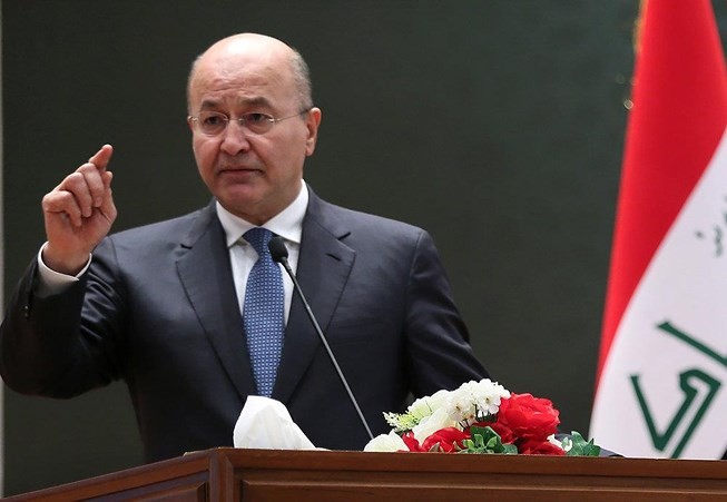 Tổng thống Iraq Barham Salih. Ảnh: TEHRAN TIMES 