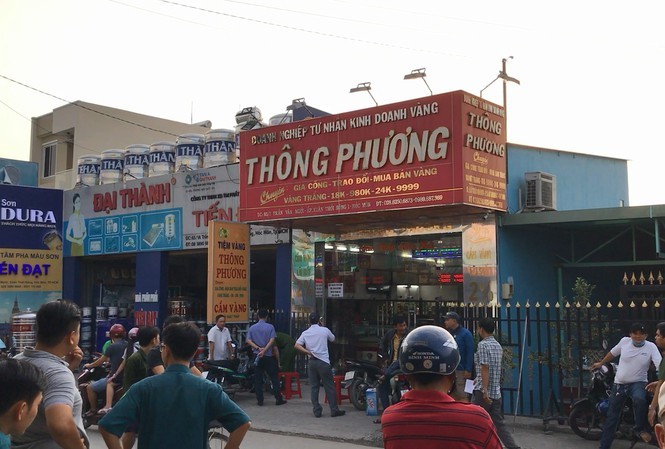 Tiệm vàng Thông Phương, nơi xảy ra sự việc