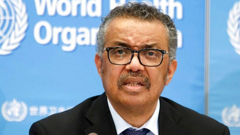 Tổng Giám đốc WHO Tedros Adhanom Ghebreyesus. Ảnh: AP.