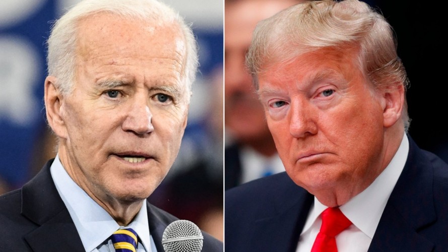 Ông Joe Biden và ông Donald Trump. Ảnh: Reuters