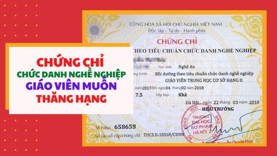 Chứng chỉ thăng hạng giáo viên: Thủ tướng yêu cầu chỉnh sửa cho phù hợp