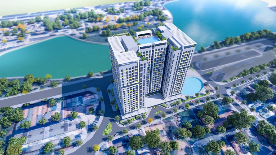 Phối cảnh dự án Rice City Long Biên