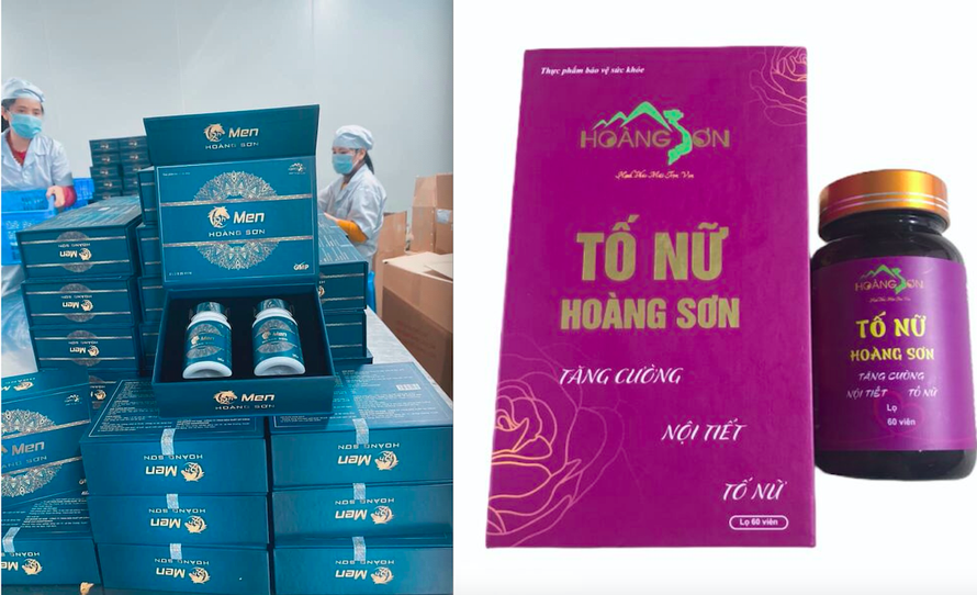 Cục An toàn thực phẩm (Bộ Y tế) đã ban hành Quyết định xử phạt vi phạm hành chính mức phạt 50 triệu đồng về hành vi quảng cáo các sản phẩm TPBVSK Men Hoàng Sơn và Tố Nữ Hoàng Sơn gây hiểu nhầm có tác dụng như thuốc chữa bệnh. 