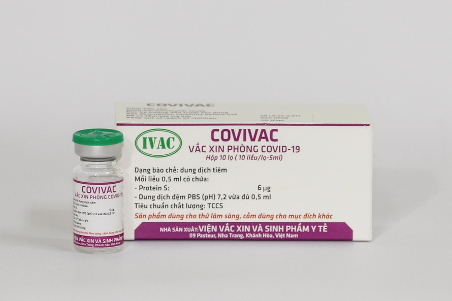 Vaccine COVID-19 Covivac có mức liều 3mcg và 6mcg cho thử nghiệm trên người giai đoạn 2