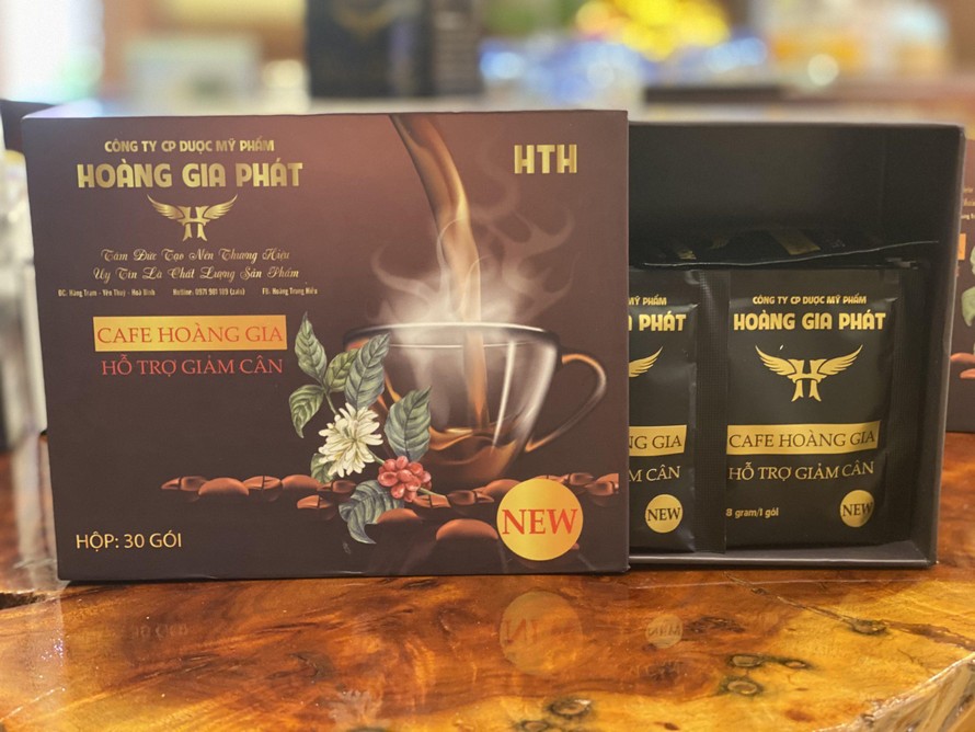 Cục An toàn thực phẩm cảnh báo cafe giảm cân Hoàng Gia chứa chất cấm