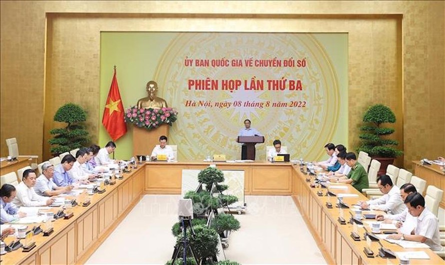 Thủ tướng Phạm Minh Chính chủ trì phiên họp. 