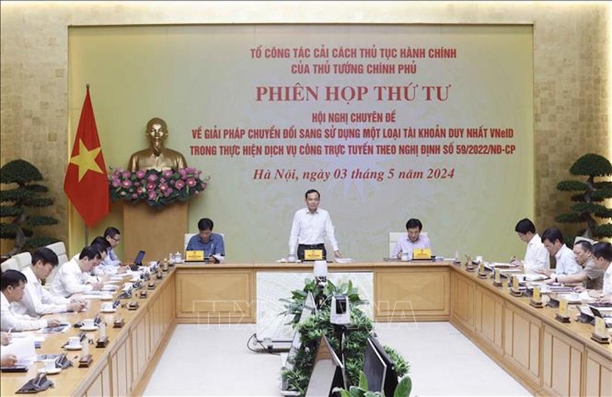 Phó Thủ tướng Trần Lưu Quang phát biểu.