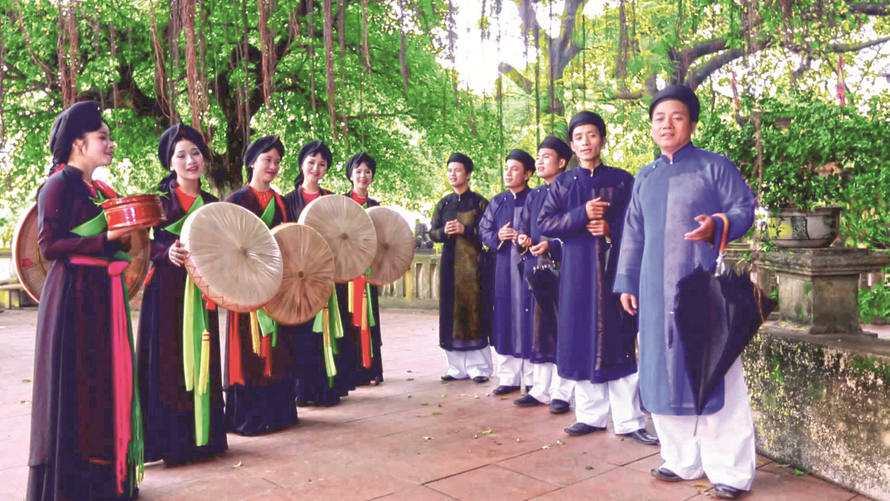 Quan tâm phát triển làng Quan họ thực hành