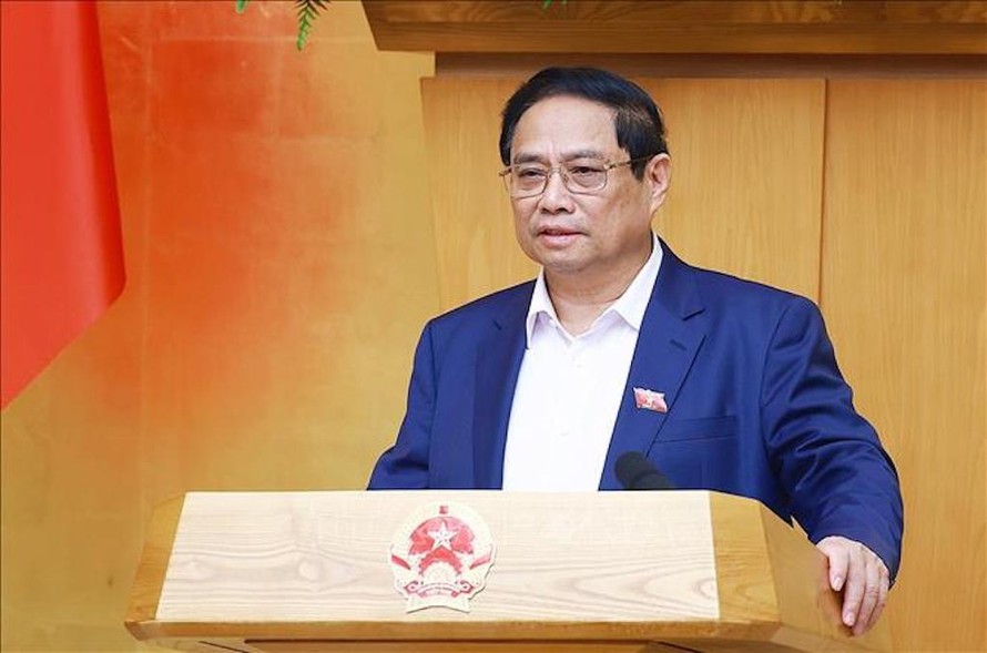 Thủ tướng Phạm Minh Chính chủ trì Phiên họp Chính phủ thường kỳ tháng 5 năm 2024. 