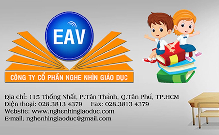 Công ty Cổ phần Nghe nhìn Giáo dục được thành lập từ tháng 6/2011, vốn điều lệ 10 tỷ đồng, có địa chỉ tại 115 Thống Nhất (phường Tân Thành, quận Tân phú, TP.Hồ Chí Minh). 