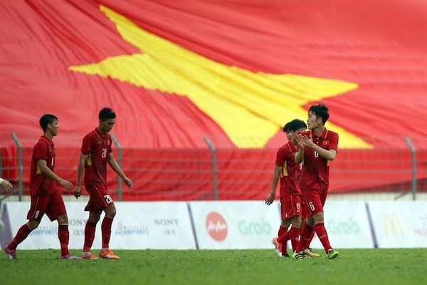 ĐT U22 Việt Nam tại SEA Games 29. Ảnh: Đ.Đ