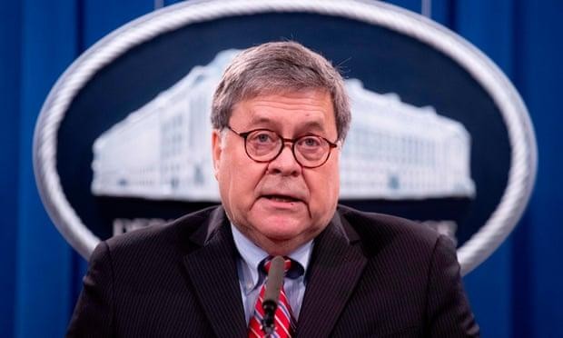 Bộ trưởng Tư pháp Mỹ William Barr nhấn mạnh không cần thiết phải chỉ định một công tố viên đặc biệt để điều tra ông Hunter Biden. (Ảnh: Hà Nội mới)