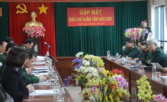 Quang cảnh buổi gặp mặt. (Ảnh: Quân đội Nhân dân)