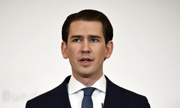 Thủ tướng Áo Sebastian Kurz. (Ảnh: The Guardian)