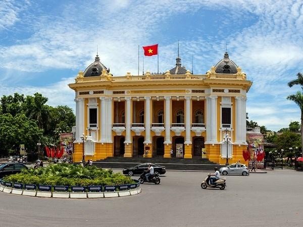 Nhà hát Lớn Hà Nội. (Ảnh: Lê Minh Sơn/Vietnam+)