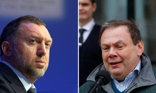 Tỷ phú Oleg Deripaska (trái) và tỷ phú Mikhail Fridman. (Ảnh: Getty Images)