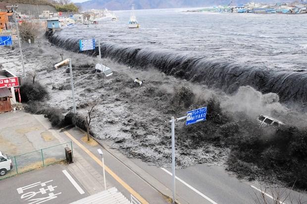 Thảm họa kép động đất, sóng thần xảy ra tại Nhật Bản vào năm 2011. (Ảnh: Reuters)