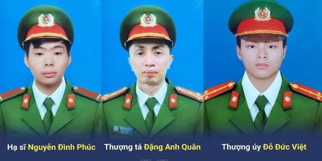 Truy tặng Huân chương Chiến công hạng Nhất cho 3 cảnh sát PCCC hy sinh