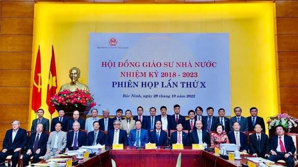 Hội đồng Giáo sư Nhà nước họp phiên họp lần thứ 10. (Ảnh: Hội đồng Giáo sư Nhà nước)