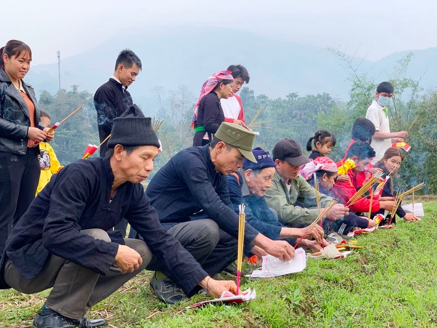 Phong tục đón Tết có tên Mo Tam Thát của người dân tộc Tày. (Ảnh: Báo Tài nguyên & Môi trường)