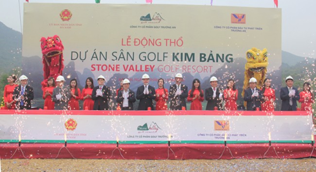 Động thổ dự án sân Golf Kim Bảng – Stone Valley Golf Resort 