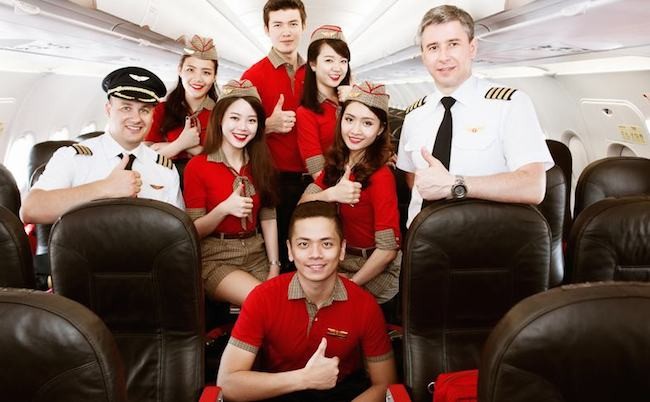 Vietjet tuyển dụng tiếp viên 2017