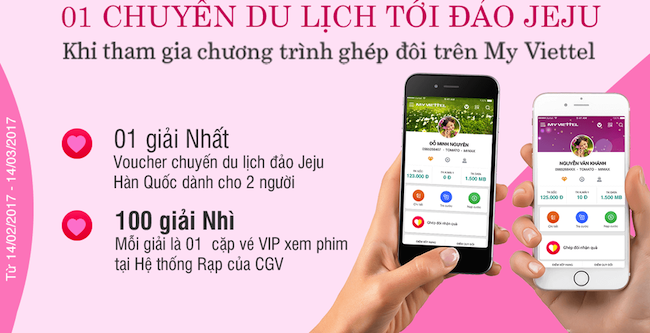 'Ghép đôi' trên My Viettel để đi du lịch đảo JeJu