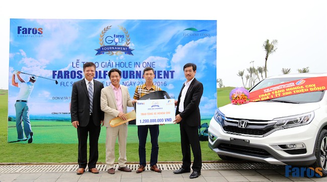 Golfer Phạm Vĩnh Hà thắng giải HIO tại FLC Faros Golf Tournament 2016