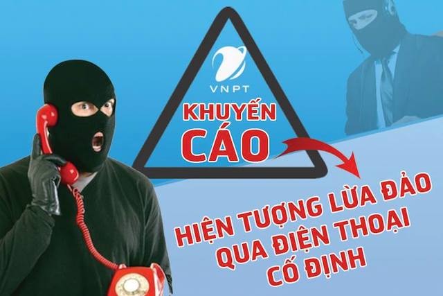 Cảnh báo lừa đảo nhắc nợ cước qua điện thoại cố định