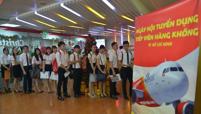  Vietjet tuyển tiếp viên tại Cần Thơ và TPHCM