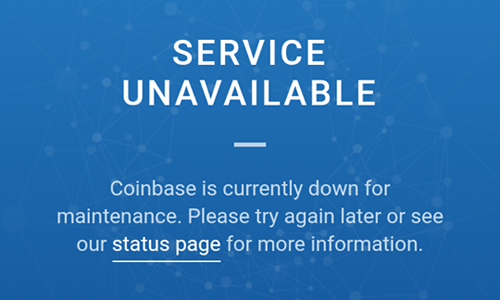 Sàn Coinbase tạm dừng hoạt động đêm qua