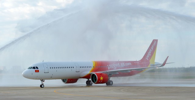 Vietjet nhận tàu bay A321neo thế hệ mới đầu tiên tại khu vực Đông Nam Á