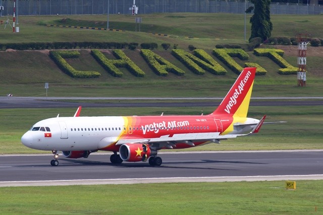 Vietjet khai thác các chuyến bay quốc tế tại nhà ga T4 sân bay quốc tế Changi 